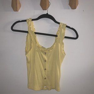 Aritzia: Wilfred: Yellow Tank Top
